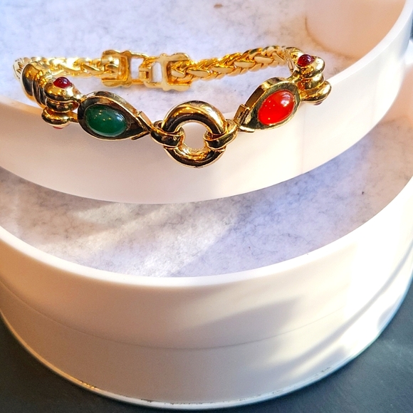 Jewelry - Link rope and stone bracelet